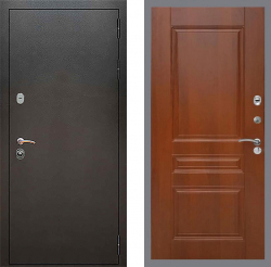 Дверь Рекс (REX) 5 Серебро Антик ФЛ-243 Итальянский орех