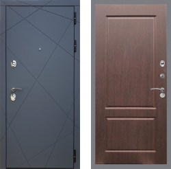 Входная Дверь Рекс (REX) 13 Силк Титан ФЛ-117 Орех премиум