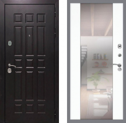 Дверь Рекс (REX) 8 Венге СБ-16 с зеркалом Силк сноу